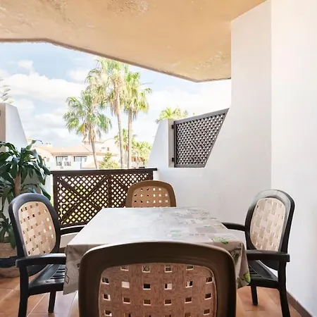 Royal Blue Terracotta Designer Golf Del Sur Appartement