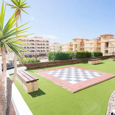 Royal Blue Terracotta Designer Golf Del Sur Appartement *