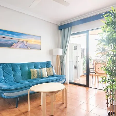 Royal Blue Terracotta Designer Golf Del Sur Appartement *